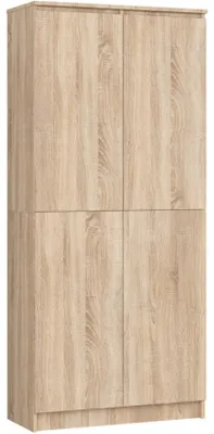 Produktbild von raumhirsch Funktionales Standregal mit Tür und 8 Fächern - Regal mit viel Stauraum
