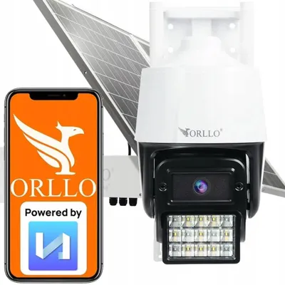 Zdjęcie produktu dla Kamera na Kartę SIM Zewnętrzna Obrotowa ORLLO N2 Panel Fotowoltaiczny