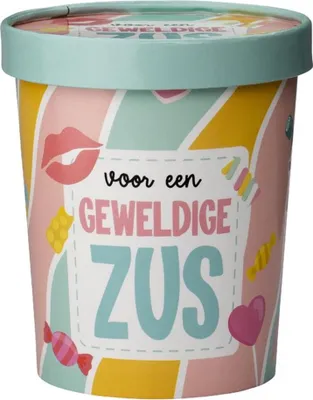 Zdjęcie produktu dla Paperdreams Kubek na cukierki ø12x14cm – Siostra