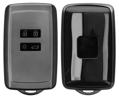 Produktbild von kwmobile Schlüsselhülle für Renault 4-Tasten Smartkey Autoschlüssel (nur Keyless Go) Hülle - Autoschlüssel Schlüssel Hülle aus TPU Silikon -