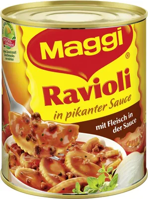 Produktbild von Maggi Ravioli in pikanter Soße