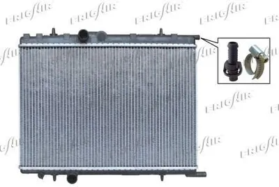 Produktbild von FRIGAIR 0103.3042 Kühler Wasserkühler Motorkühler passend für PEUGEOT 307 CC (3B) 307 (3A/C) 307 SW (3H) für CITROËN Berlingo / Berlingo First