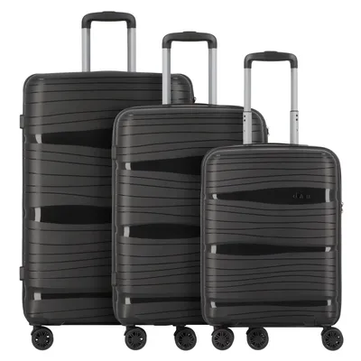 Produktbild von d&n Travel Line 4300 4 Rollen Kofferset 3-teilig