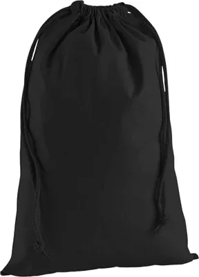 Produktbild von Westford Mill - Beutel, Premium-Baumwolle RW9111 (23 cm x 34 cm) (Schwarz)