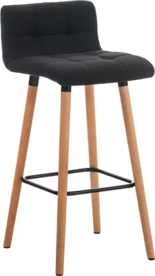 Produktbild von Barhocker Lincoln Stoff schwarz