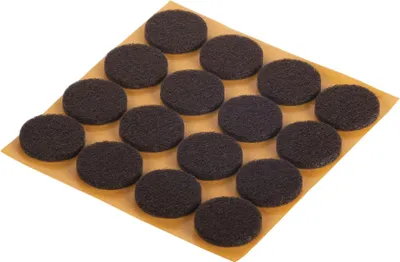 Produktbild von Filzgleiter klebend braun22mm Inh.16 St.