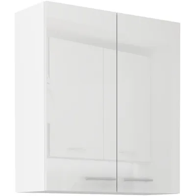 Image de Armoire murale haute LAJLA - largeur 80 cm, blanche