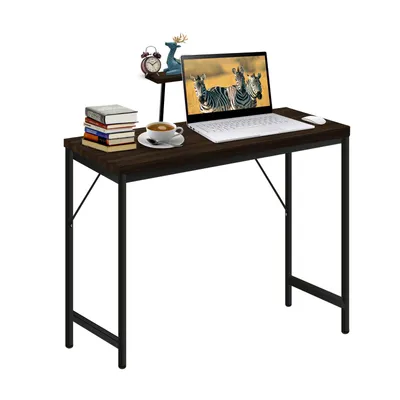 Produktbild von Computertisch Gamingtisch Mit Stützplattenfunktion 80x40x75cm Schwarz