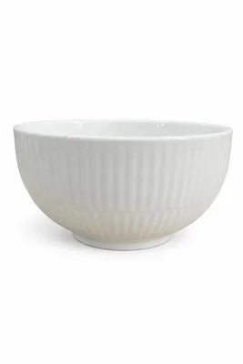 Produktbild von Seltmann Weiden Amina Porzellan Müslischale, Müslischüssel, Porzellanschale, Schale, Schüssel, Bowl 15 cm weiß Relief Muster
