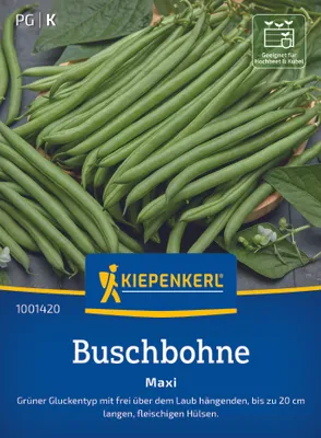Produktbild von Kiepenkerl Buschbohnensamen Maxi Phaseolus vulgaris nanus 8-10 lfd. Meter
