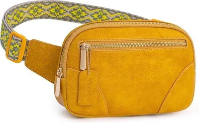 Produktbild von Famanu Schultertasche modische Designer-Hüfttaschen - Schwarz