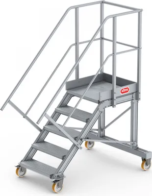 Produktbild von Altrex Podesttreppe fahrbar 45° 5 Stufen