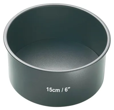 Imagen del producto de Molde redondo para hornear con base desmontable, extra profundo, de 15 cm - Masterclass
