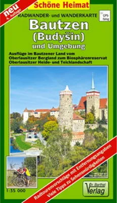 Produktbild von Bautzen und Umgebung 1 : 35 000. Radwander- und Wanderkarte