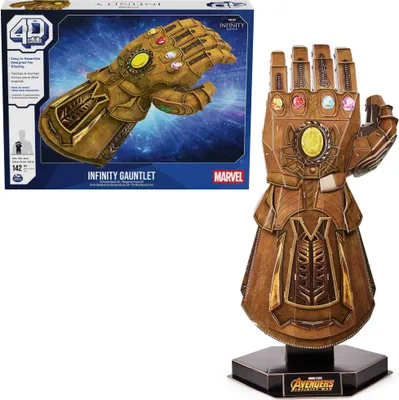 Obrázok produktu pre 4D Build FDP FAP Marvel Infinity Gauntlet GML, 142 kusov, Komiks, 12 rok / roky