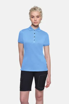 Zdjęcie produktu dla Koszulka polo damska HAKRO Bawełna-Tec, kolor: malibublau, rozmiar: 3XL