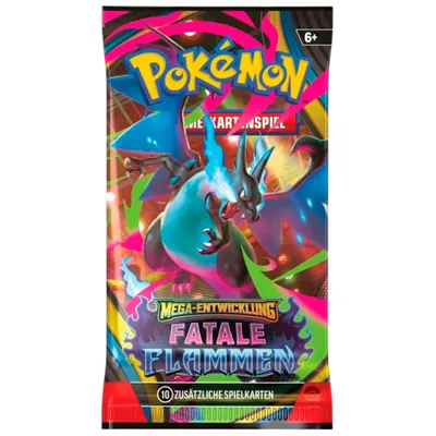 Produktbild von Pokémon Fatale Flammen Booster Deutsch