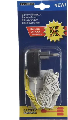 Produktbild von Lumineo 3xaaa 4.5v Batterieeliminator Schwarz Schwarz One Size