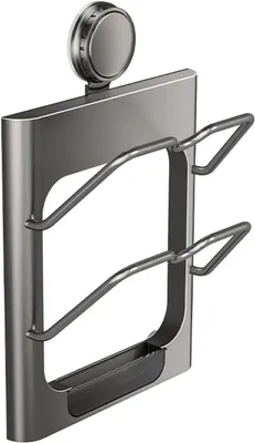 Produktbild von Mehrzweck-Topfdeckelhalter zur Wandmontage mit Saugnapfdesign für eine einfache Installation und platzsparende Aufbewahrung von Topfdeckeln in der Küche