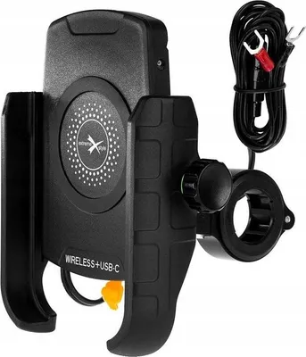 Obrázek produktu pro Držák Na Motorku S Nabíječkou Telefonu - R9W Moto.