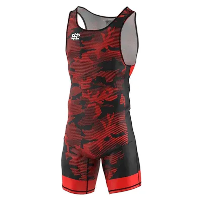 Image de Justaucorps de lutte pour enfants Extreme Hobby Havoc, justaucorps sans manches pour enfants, matière respirante, justaucorps de lutte ROUGE 116