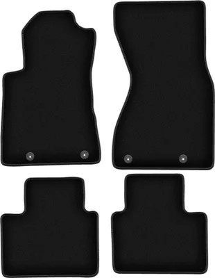 Produktbild von Wielganizator Velours-Autoteppiche – passend für Audi A8 D2 (Limousine, Bj. 1994-2002) – schwarz, passgenau, mit Befestigungen set 4 Stk.