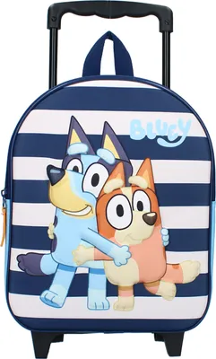 Produktbild von Vadobag Trolley 3D Bluey Oh Happy Days mit niedlichem Print Blue One Size