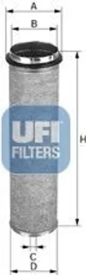 Produktbild von Luftfilter UFI 27.103.00 Filtereinsatz