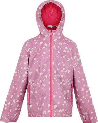 Produktbild von Regatta - "Lever II" Jacke, wasserfest für Kinder RG11847 (164) (Lila/Helles Vanillegelb/Beaujolais-Rot)
