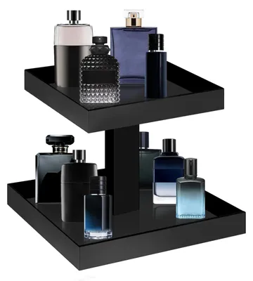 Produktbild von Organizer für Parfüm, Acryl, 2-Lagig, Schwarz für Kosmetik