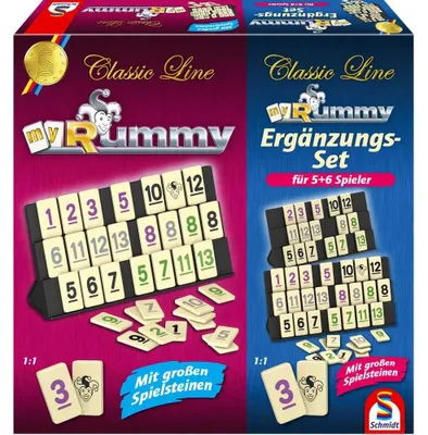Produktbild von Schmidt Spiele Rummy Classic inkl. Erweiterung für 5. und 6. Spieler