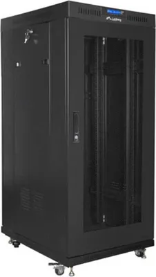 Zdjęcie produktu dla Lanberg FF01-6827-23BL szafa rack 27U wolnostojąca czarna