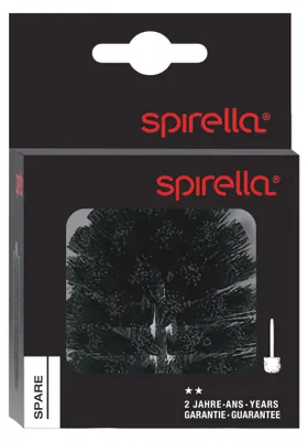 Image de Tête de brosse WC Spirella, diamètre 8,3 cm, noire, référence 10.42525