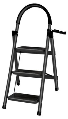 Imagen del producto de Escalera plegable, diseño antideslizante, mango ergonómico, color , modelo L-A