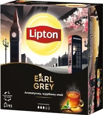 Produktbild von Lipton Earl Grey Classic - Čierny čaj (92 vreciek)