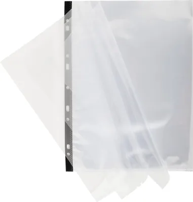 Produktbild von Exacompta 20x Dokumentenhüllen Jowarel Standard PP 10 Stück A4 Kristall 88040E