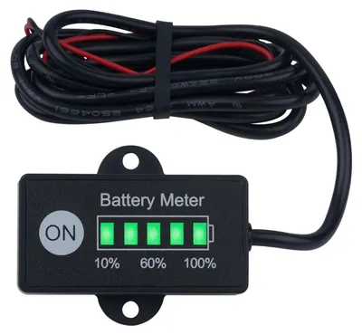 Batteriekapazitätsanzeige 12–24 V LED für FeliPO4-Akkus