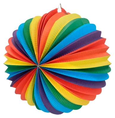 Produktbild von Boland Papierballonlaterne Regenbogen ø25cm
