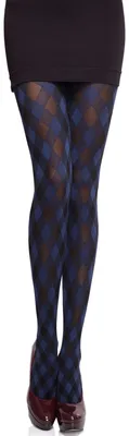 Image de Collants opaques Merry Style pour femmes MS 317 60 DEN (bleu marine, taille S (32-36)) .
