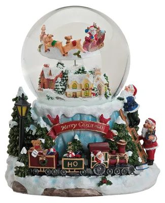 Productafbeelding van Speeldoos/sneeuwbol van poly/glas (B/H/D) 17x19x17 cm