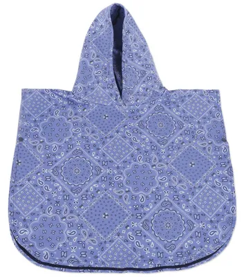 Image de Pour enfants, poncho d'été - 45 x 50 cm - Bleu | par Walking Mum