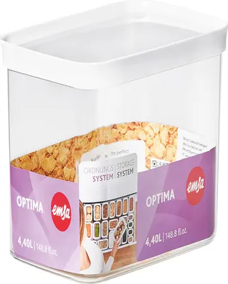 Immagine prodotto di emsa 3110600901 emsa OPTIMA vaso per la conservazione degli alimenti secchi, rettangolare, 4,4 litri