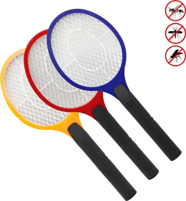 Obrázok produktu pre EINFEBEN 3X elektrická plácačka na muchy Insect Killer Insect Killer Swatter Professional Mosquito Swatter Insect Trap Fly Catcher