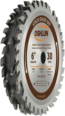 Produktbild von 15,2 cm, 30 Zähne, Dado-Set mit 5/8 Zoll Dorn