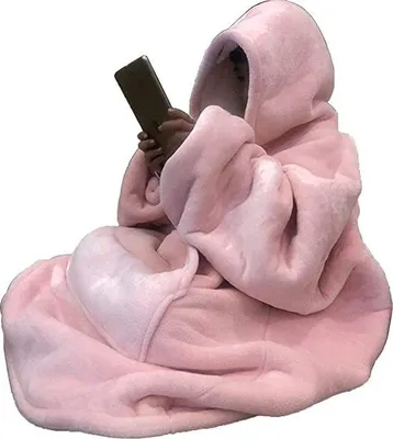 Produktbild von Famanu Hoodie-Decke - Extra große, bequeme Fleece-Decke