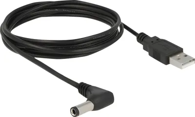 Immagine prodotto di DELOCK Stromkabel USB > DC 5.5x2.5 90° St/St 1.5m
