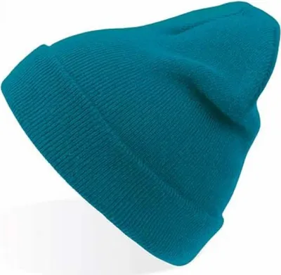 Produktbild von Atlantis WIND | Herren Winter Beanie mit Bündchen - Farbe: Turquoise - Größe: One Size