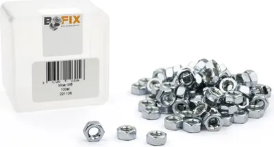 Imagen del producto de BOFIX, tuerca hexagonal, galvanizada, descripción del producto
