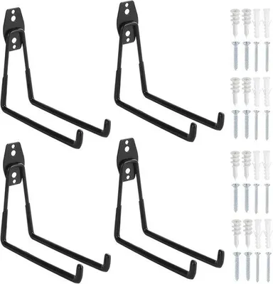 Produktbild von Famanu Wandhaken Set 4 Stück - Universelle Schwerlast-Haken für Organisation
