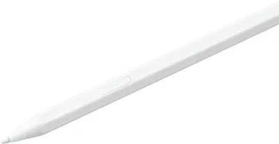A white stylus pen is shown on a white background.
